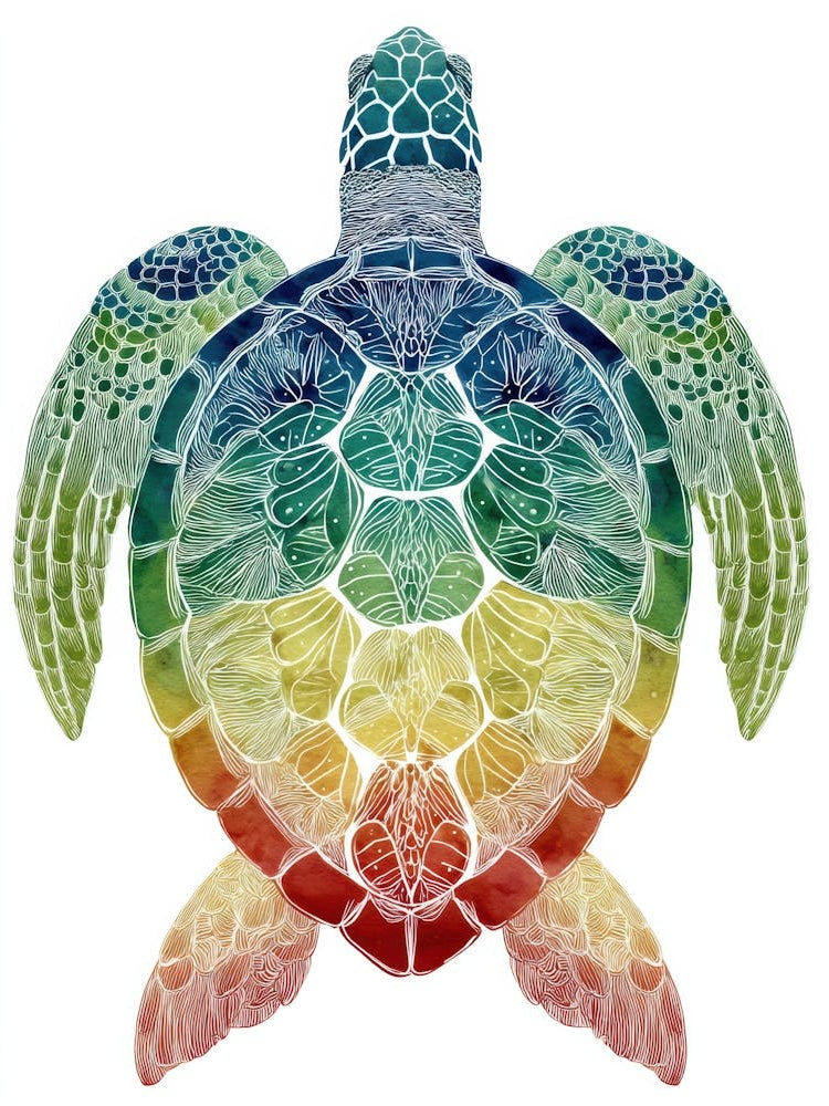 Rainbow Turtle 1