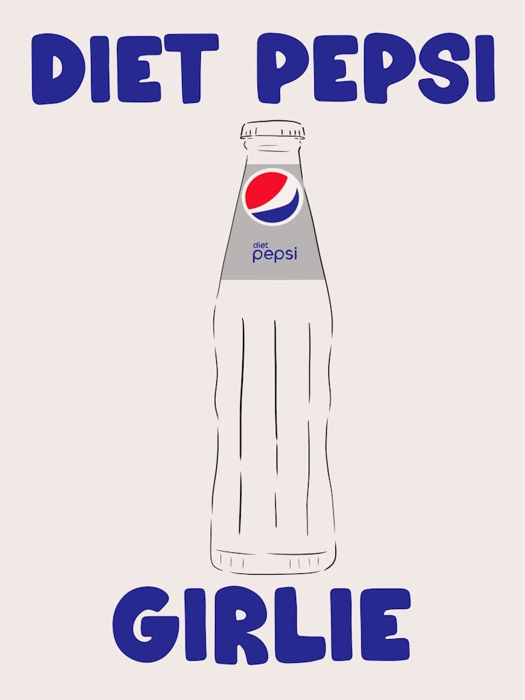 Diet Pepsi Minimalist Fun Kitchen