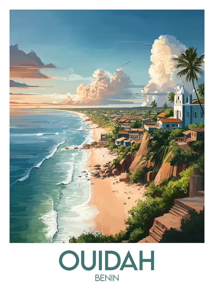 Affiche de voyage Ouidah