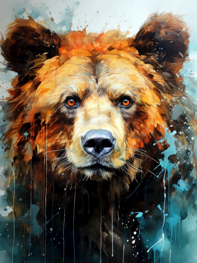 Bear Painting animal art