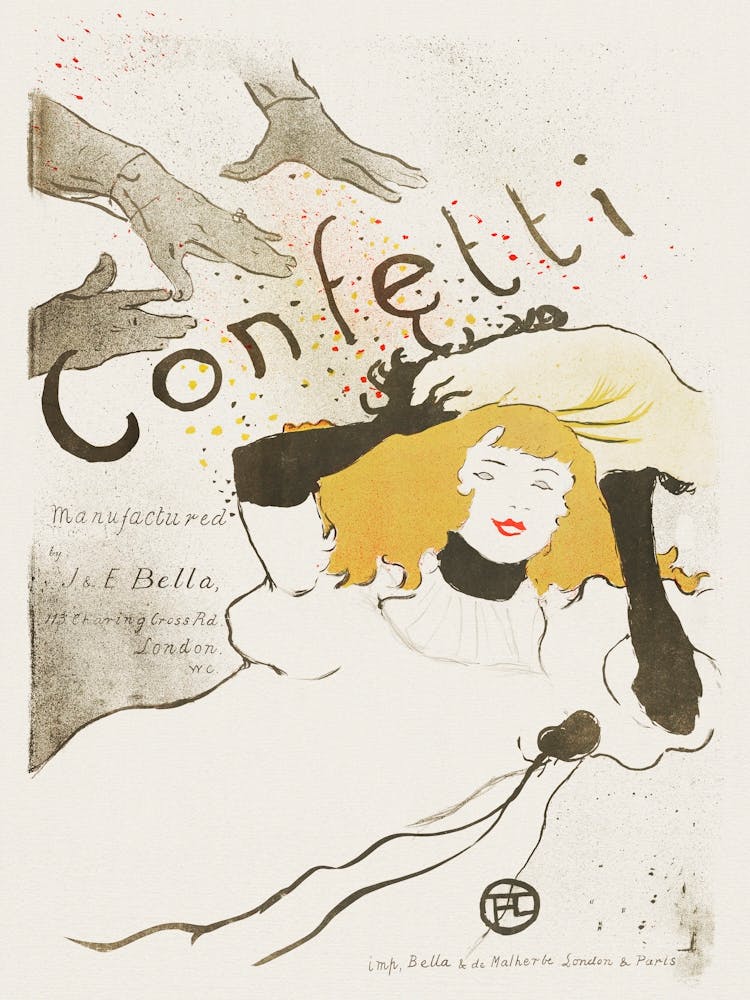 Confetti (1894), Henri de Toulouse-Lautrec