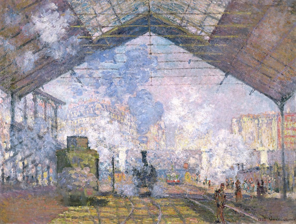 Train Station, Claude Monet