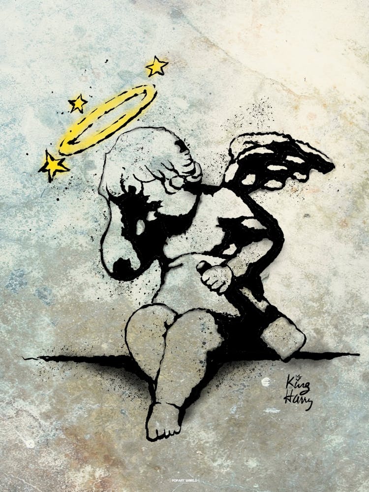 Drunk Cherub | Street Art Digital | Pop Art 2025