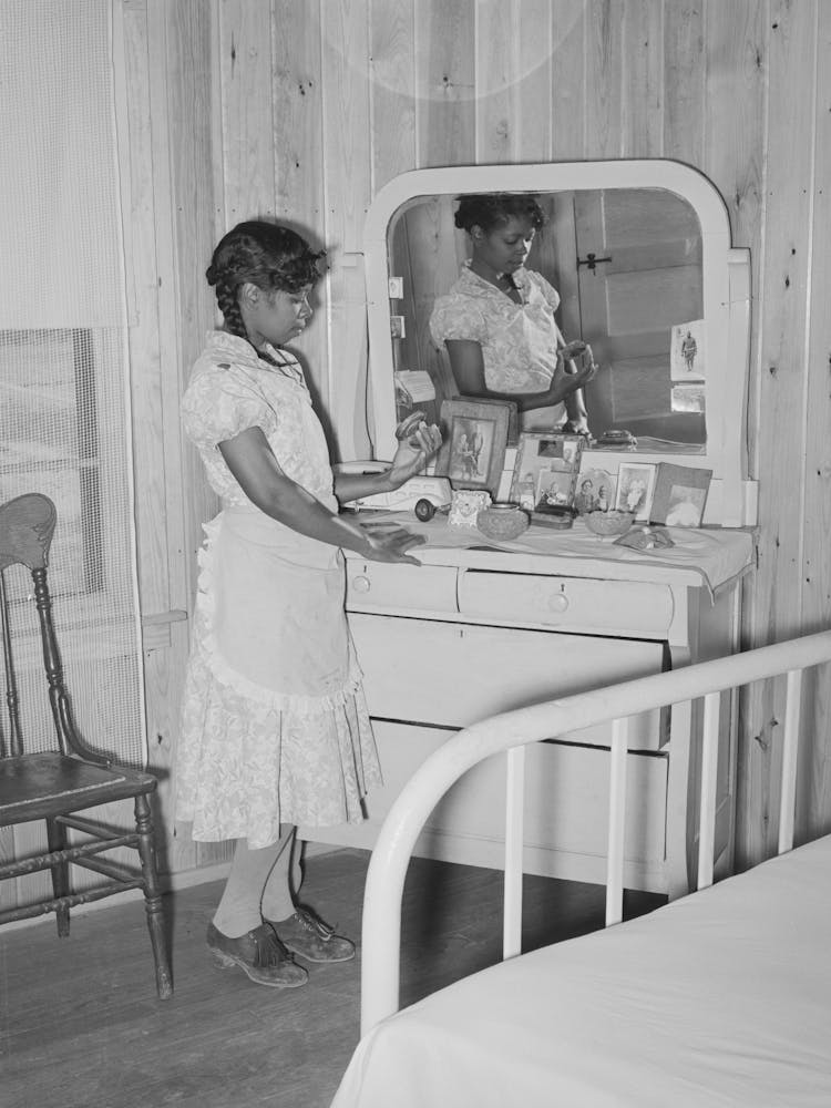 Bedroom Of Fsa (Farm Security Administration) Client S Home, Sabine Farms, Marshall, Texas By Russell Lee