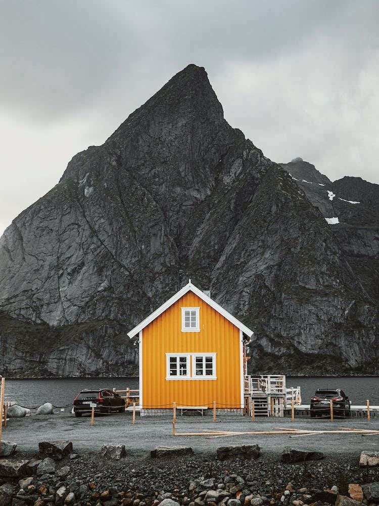 Yellow Norwegian Cottage
