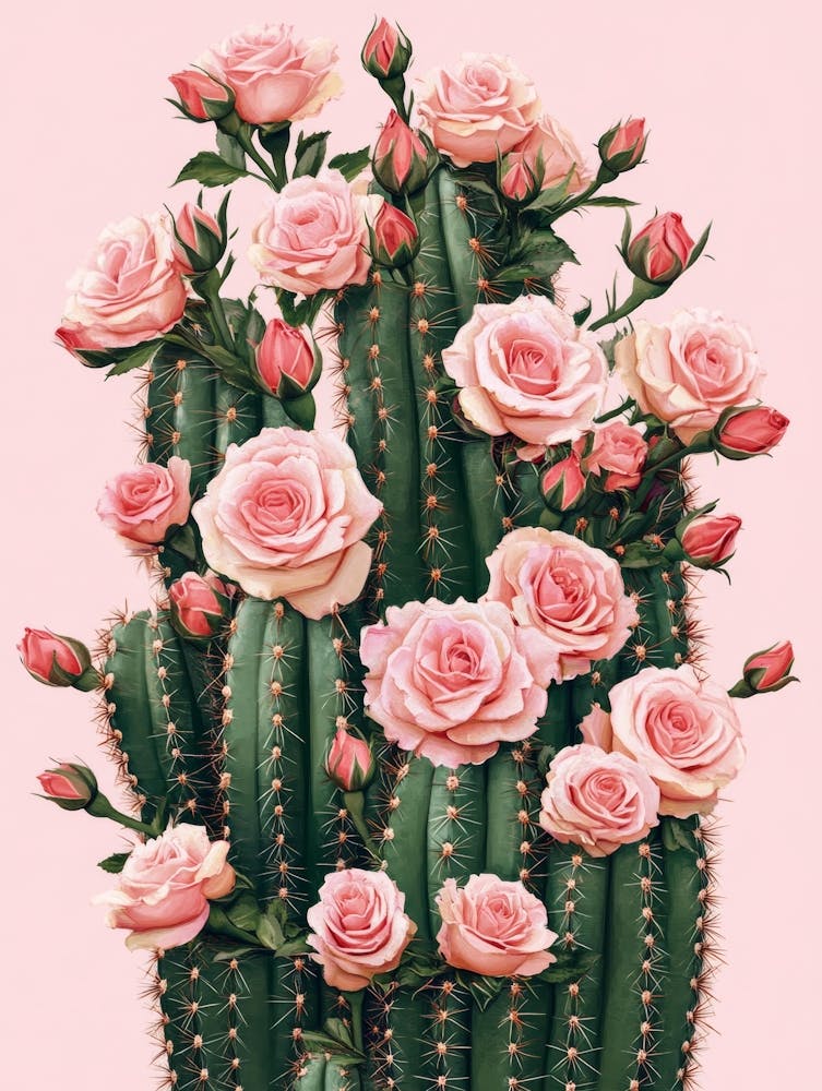 Pink Roses Cactus