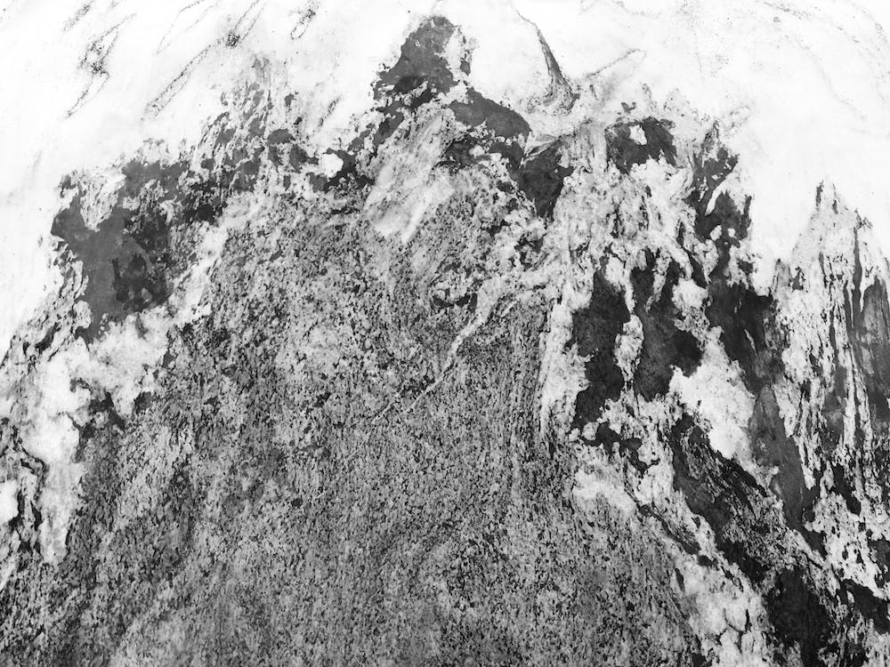 Black and White Marble Mountain I