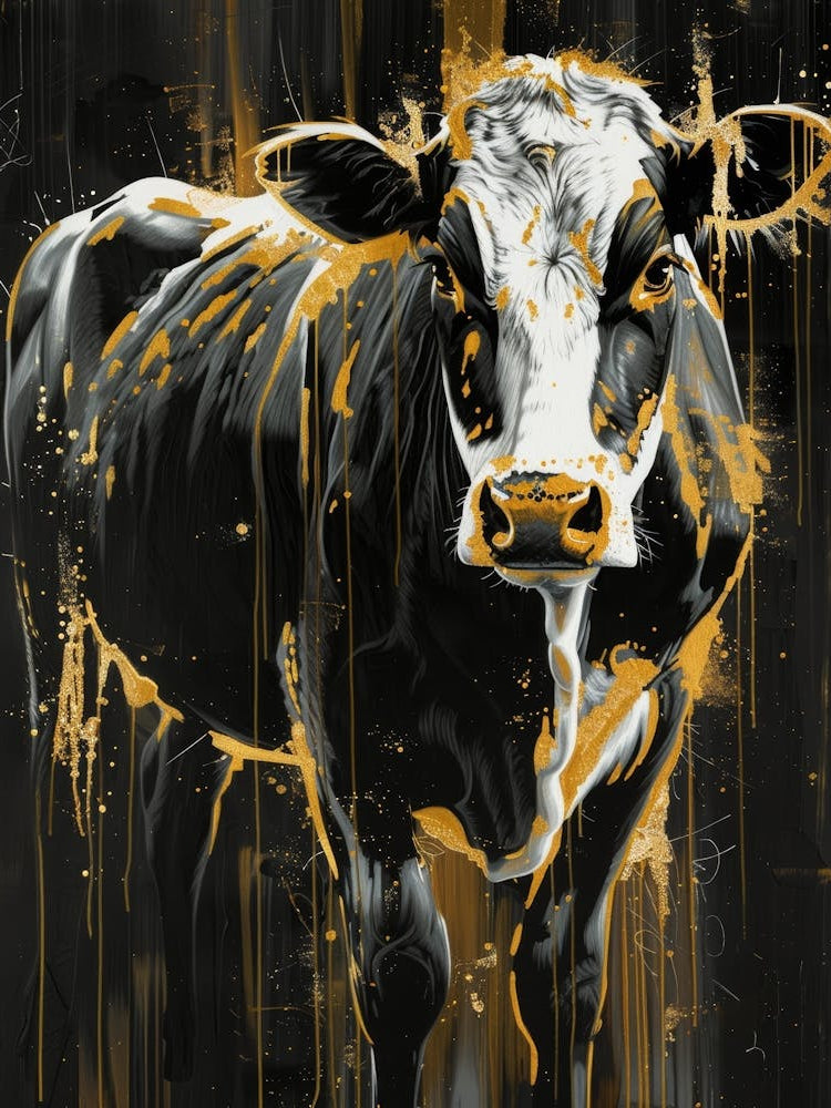 Cow Canvas Print 5