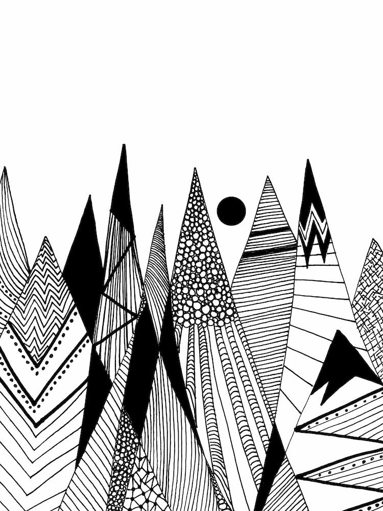 Patterns In The Mountains Ii