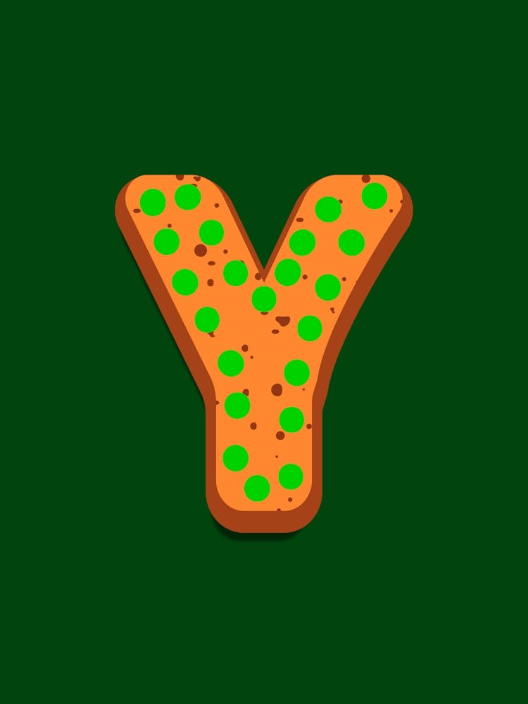 Gingerbread Christmas Letters Living Room Holiday Display Green 25