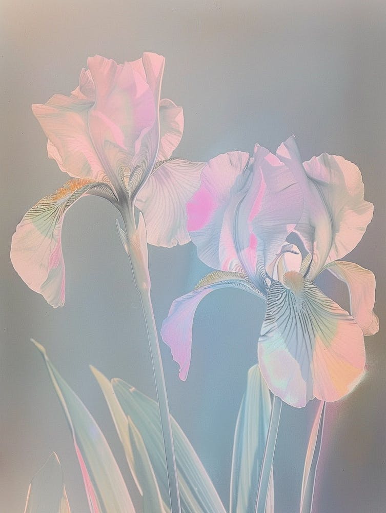 Irisierende Blume Iris 3