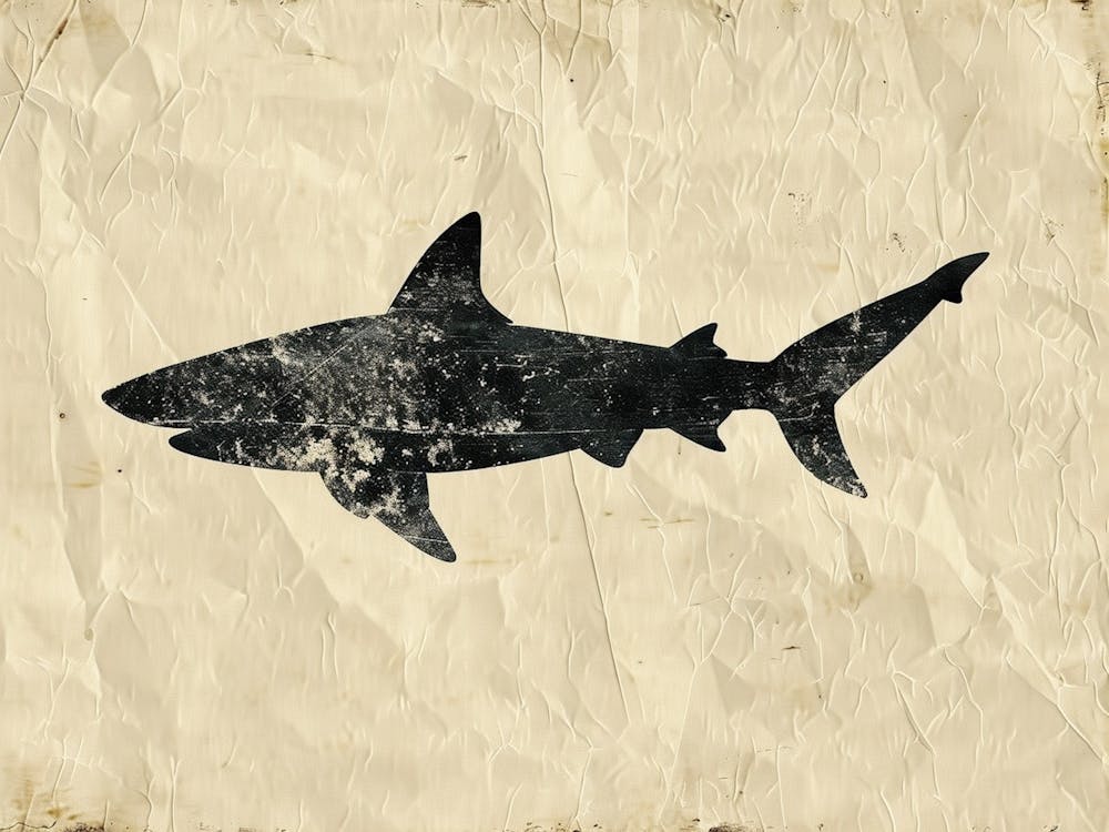 Common Thresher Shark Silhouette 4