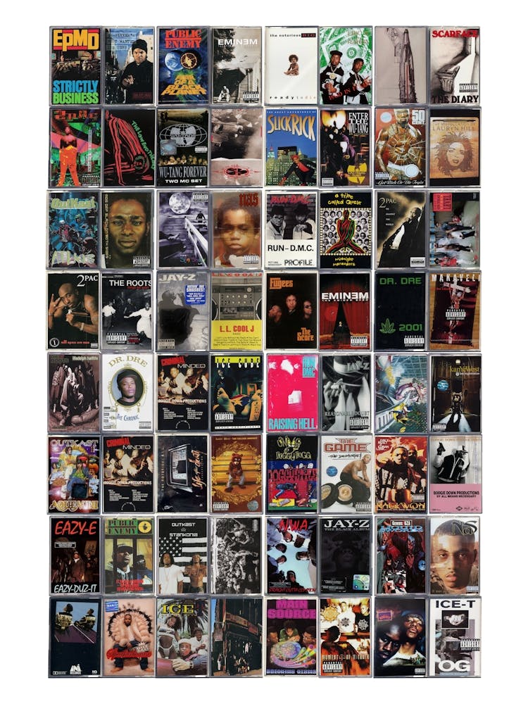 Rap Music Print - Original Collected Cassette Covers