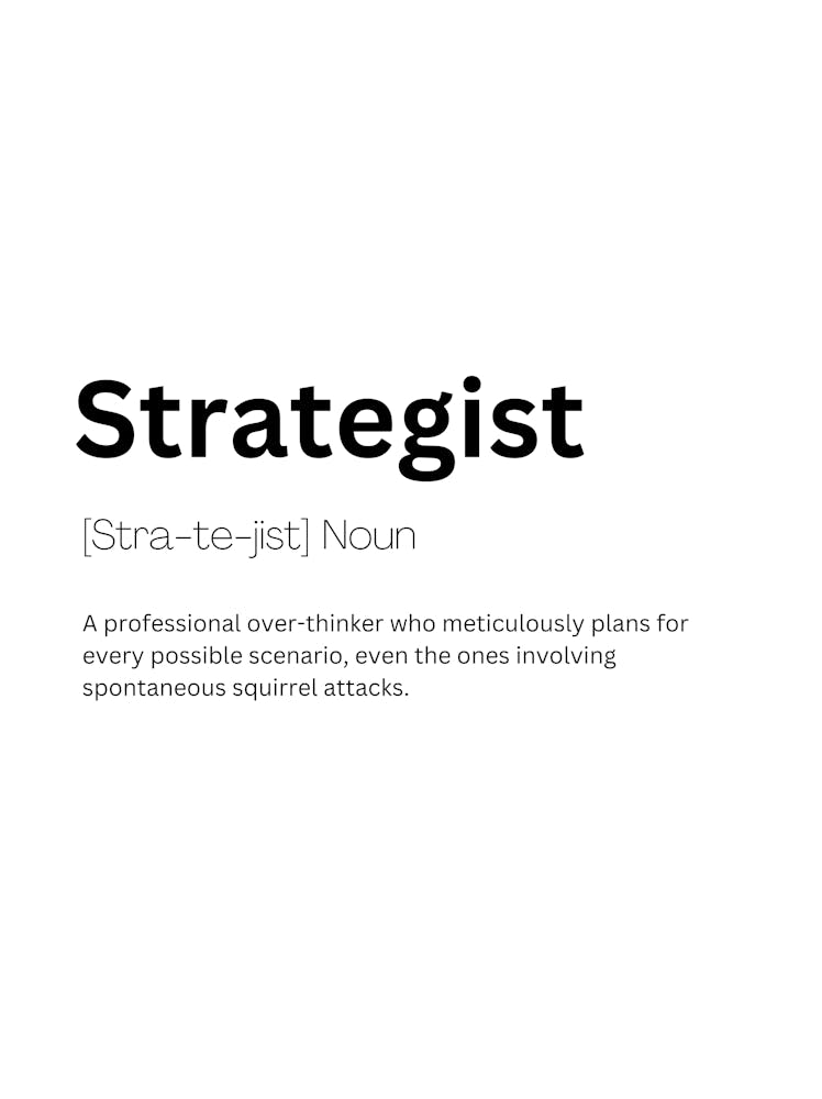 Strategist Definition Meaning