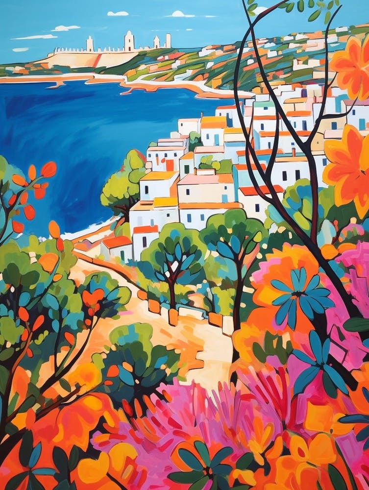 Ibiza Spain 7 Fauvist Painting
