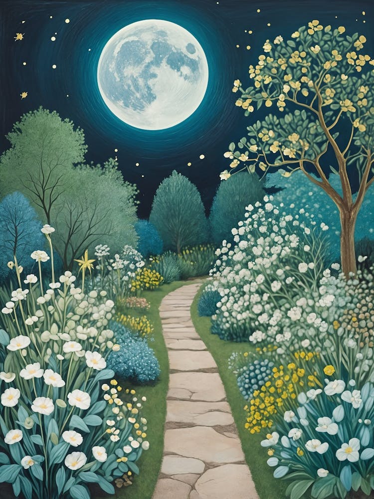 Moonlit Garden Path no3