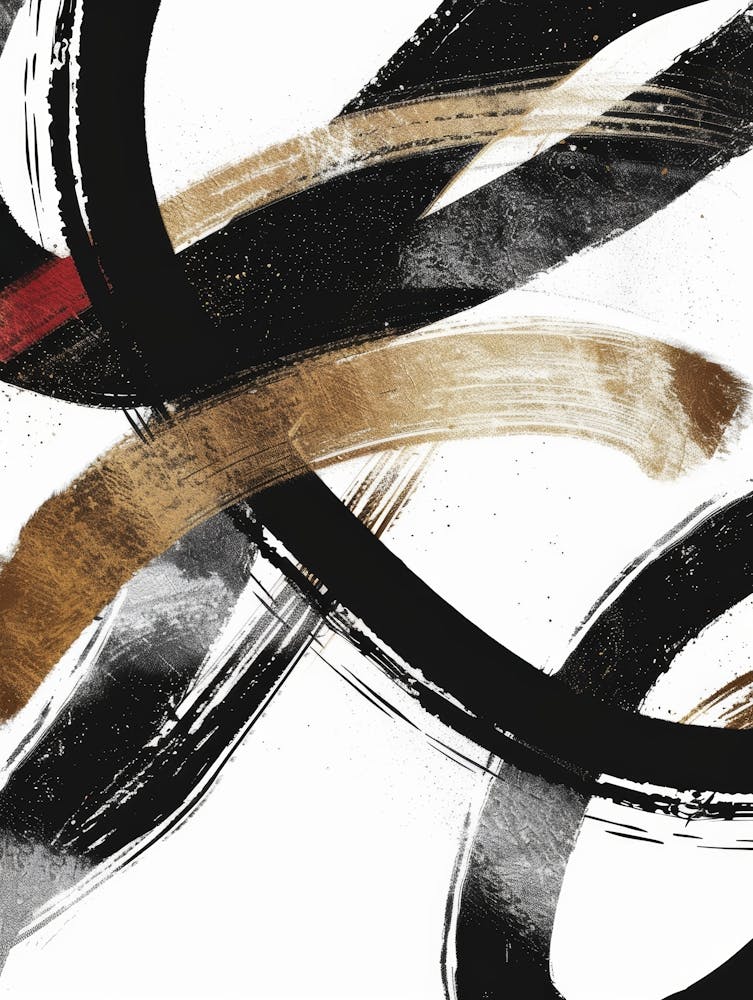 Abstract Brushstrokes Canvas Print 29