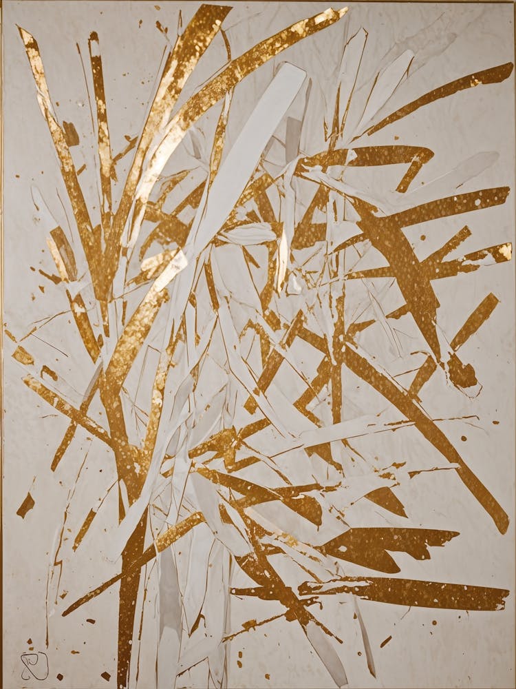 Gold Splatter no1