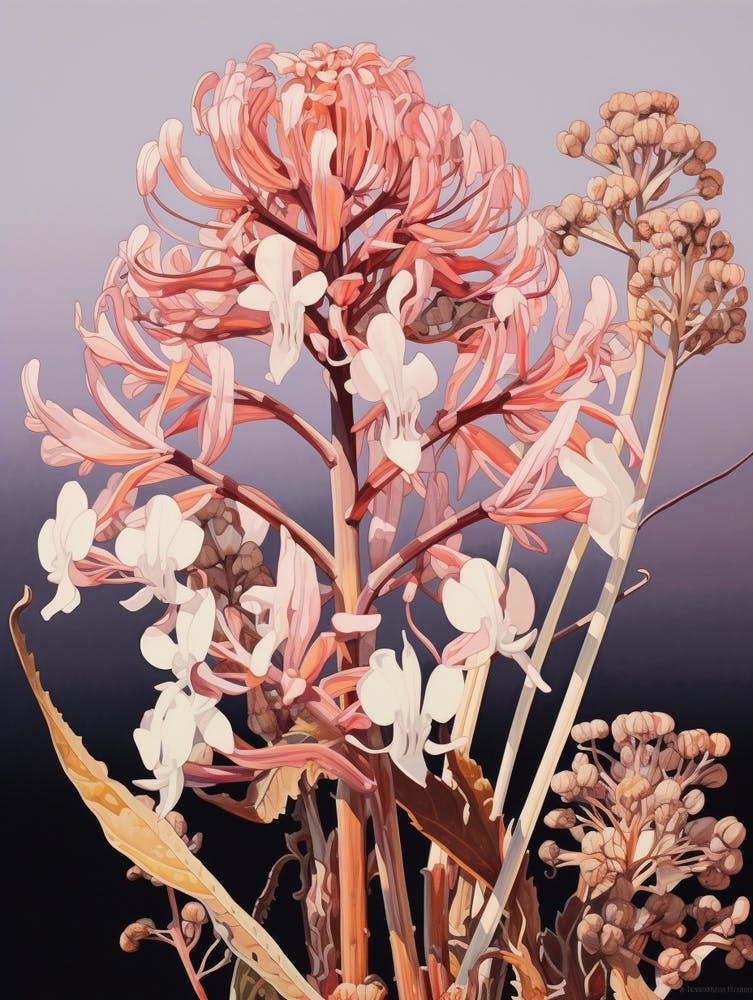 Flower Illustration Kangaroo Paw Flower 2