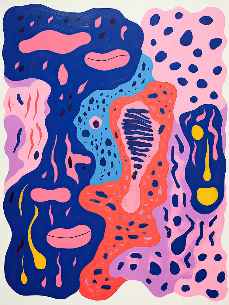 Flux abstrait de science-fiction aux dimensions mouvantes
