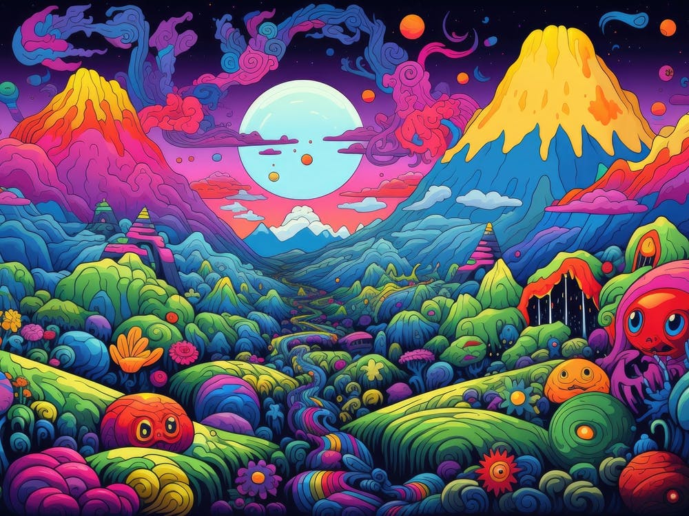 Psychedelic Landscape 6