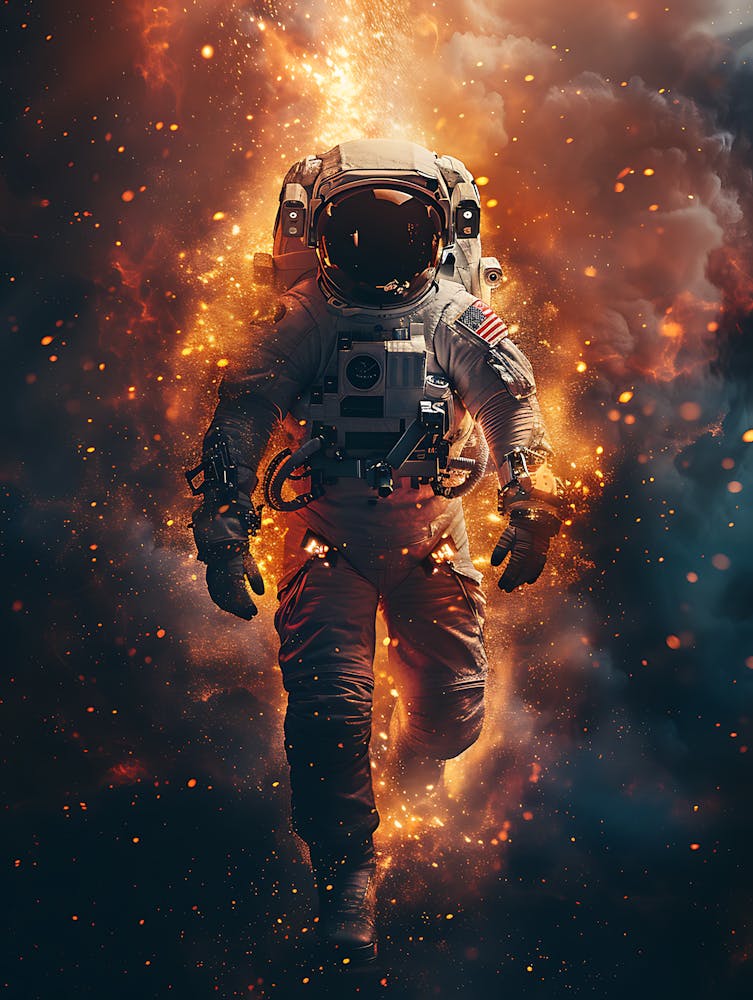 Fantasy Whimsical Astronaut 2