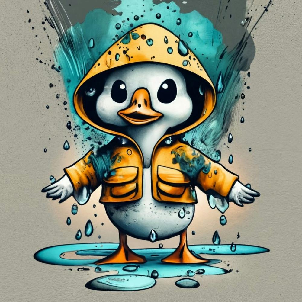 Duck In The Rain