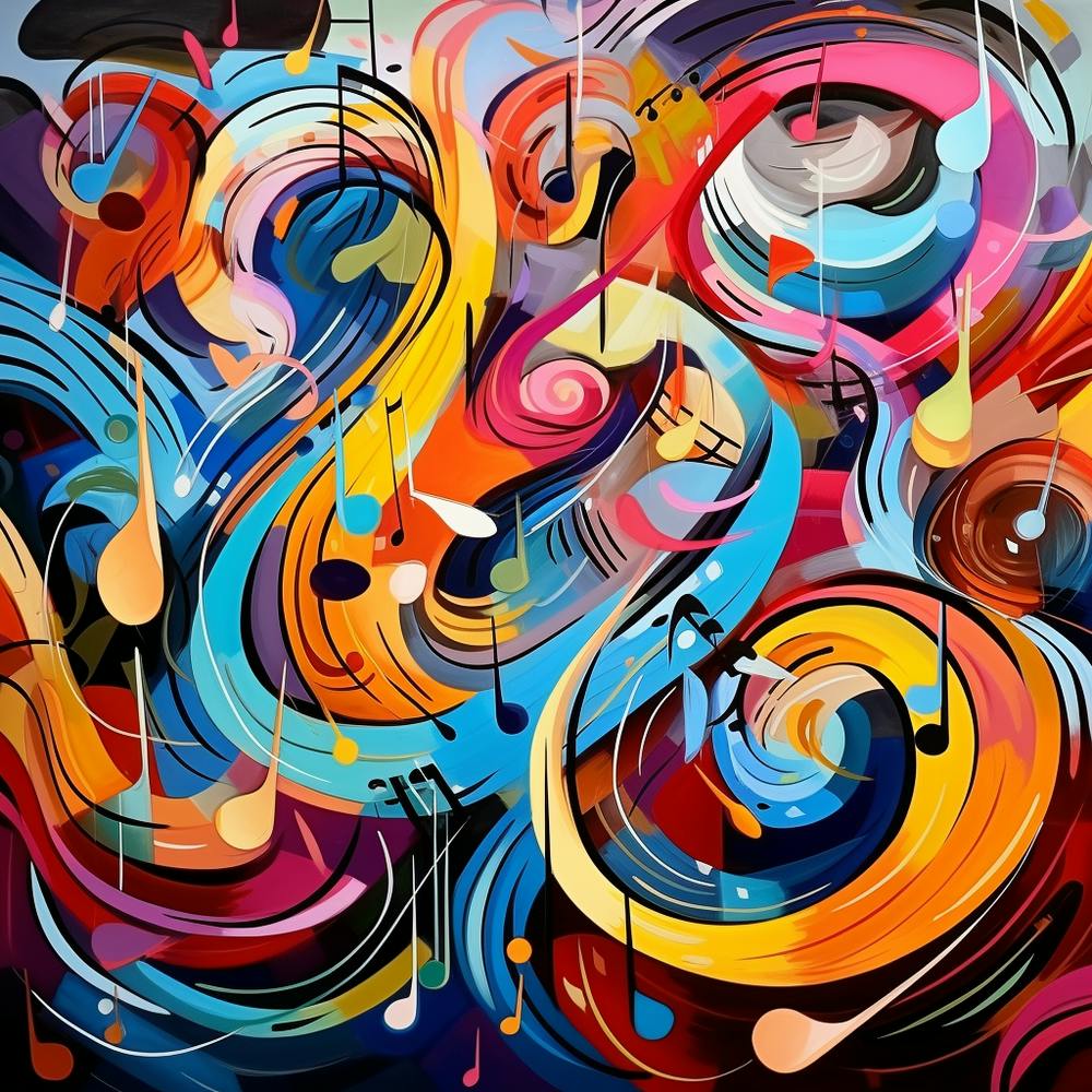 Abstract Music Notes 1