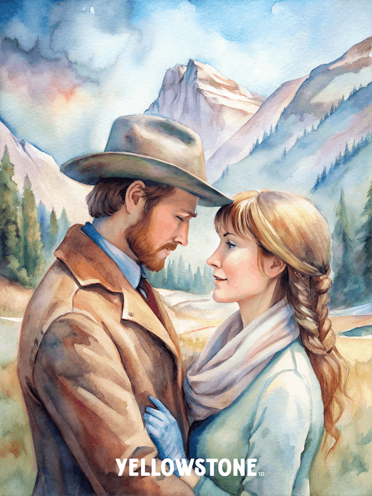 Yellowstone Romance Cowboy Couple