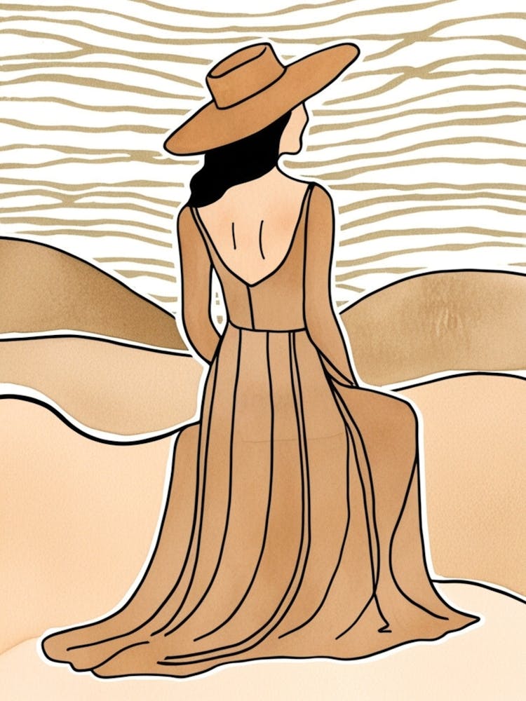 Woman In A Hat 13