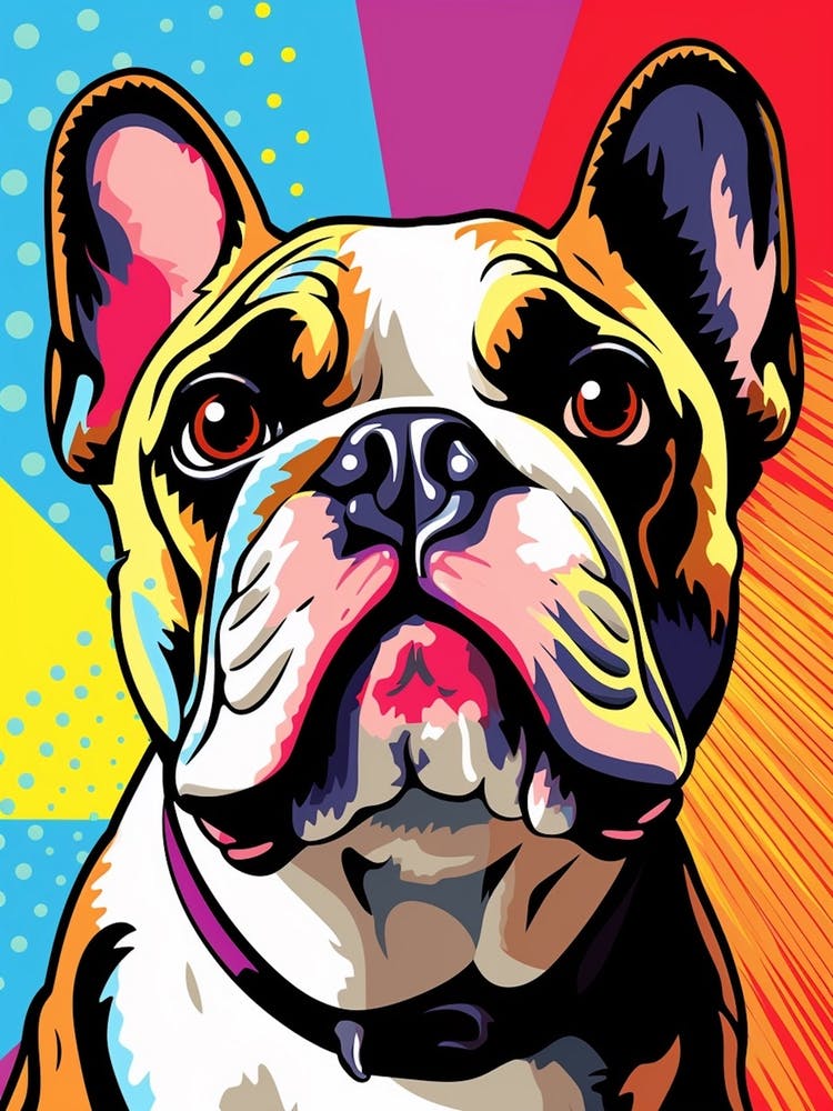 Pop Art French Bulldog 2