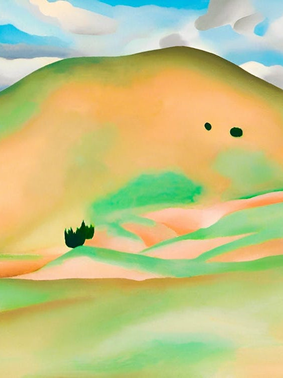Georgia O’Keeffe - New Mexico-Near Taos, 1929