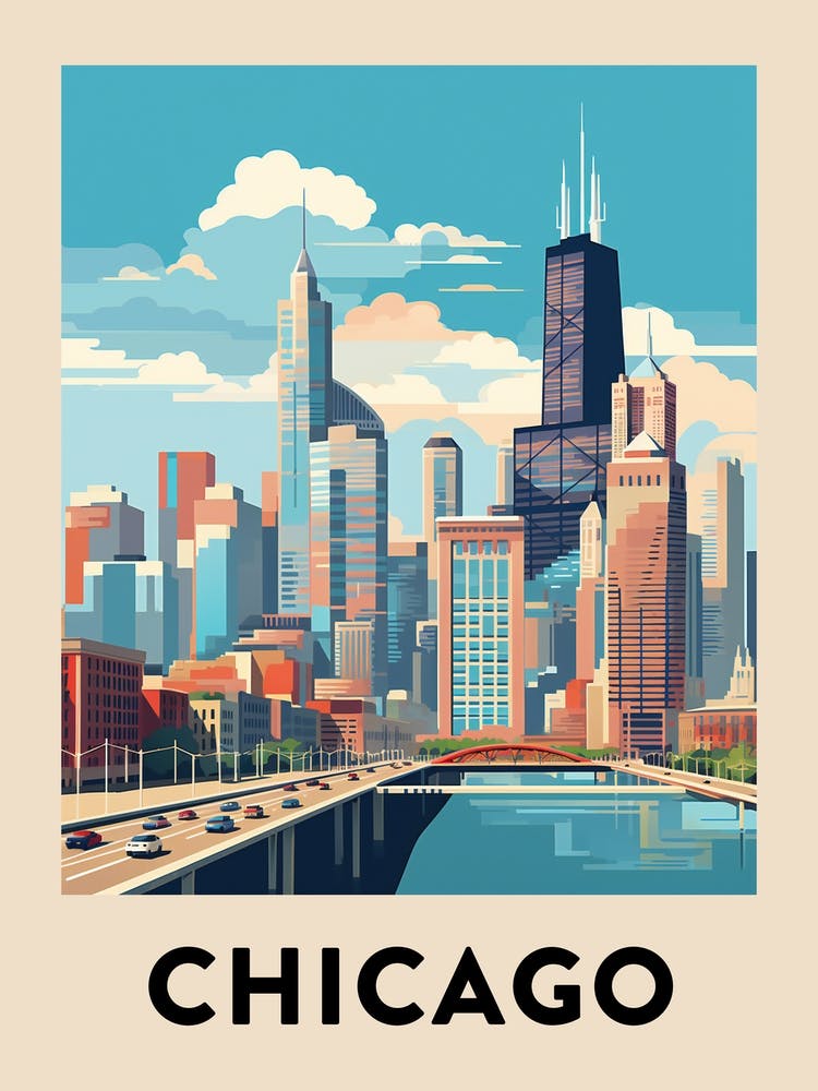 Chicago Travel Poster 23