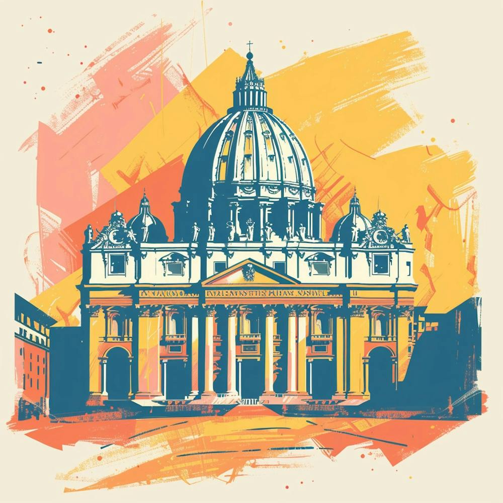A Vatican City Vector Design Illustration 1720445017 2