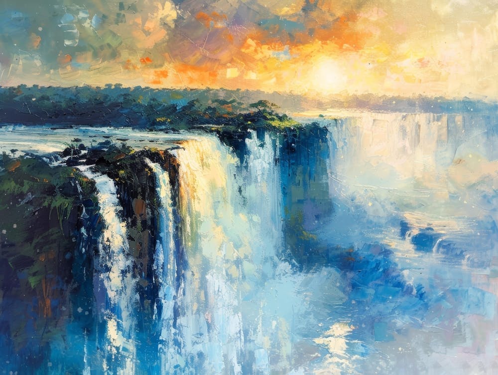 Sunset At Victoria Falls 2