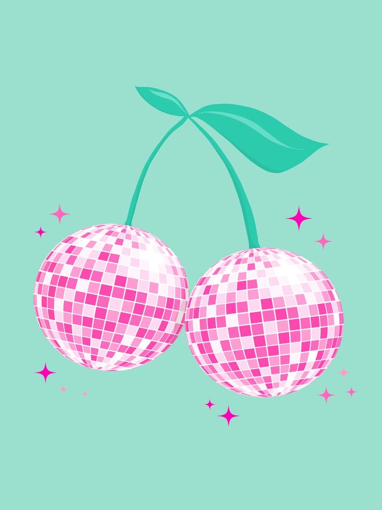 Turquoise Disco Cherry