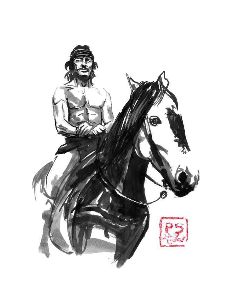 Charles Bronson Riding 1