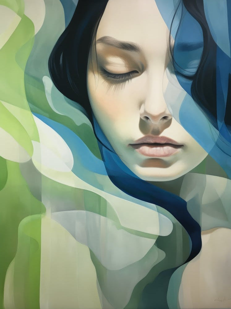 Woman With Blue Eyes 1