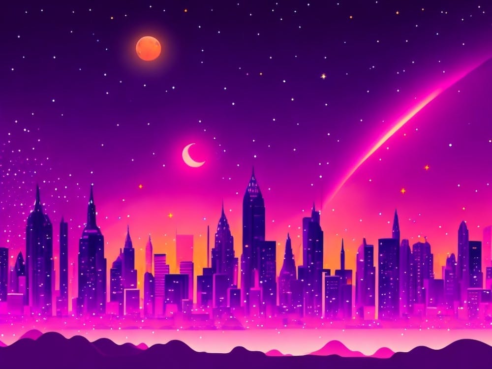 City Skyline Background