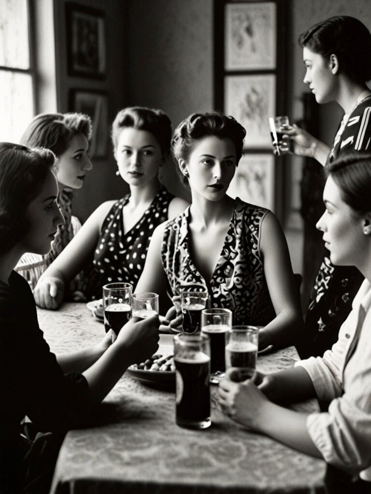 Group Of Women At A Table