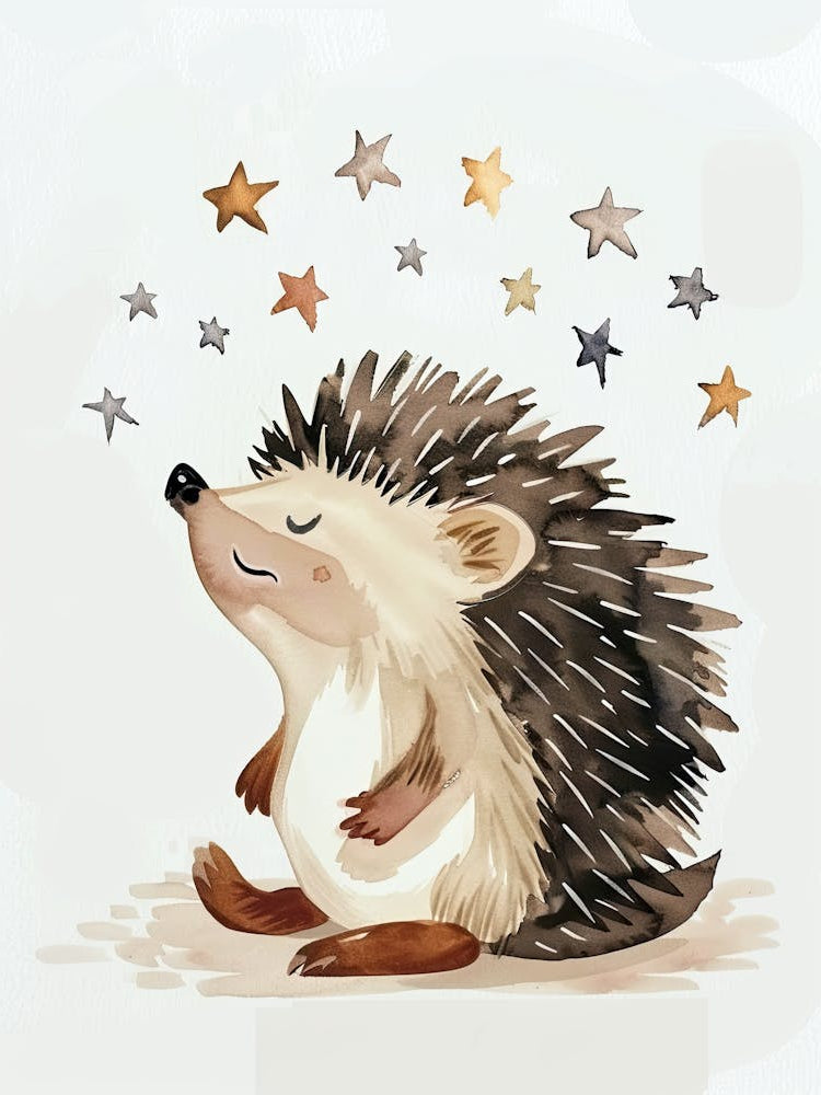 Hedgehog Little Secrets Children Prints & Kids Posters