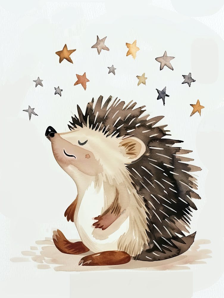 Hedgehog Little Secrets Children Prints & Kids Posters