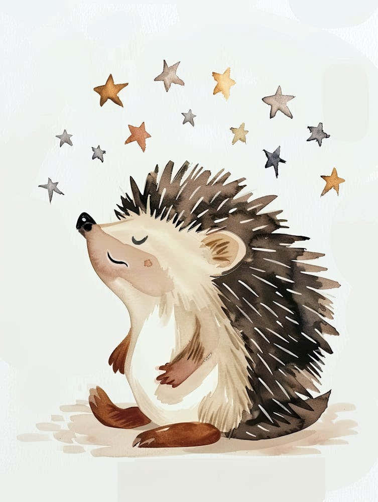 Hedgehog Little Secrets Children Prints & Kids Posters
