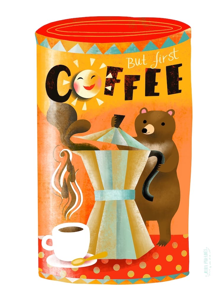But First Coffee Bear Brand