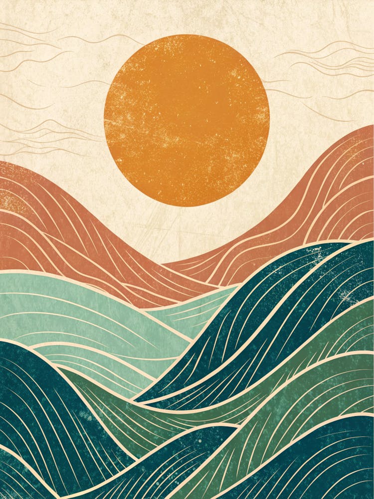 Sunrise Over The Ocean 2