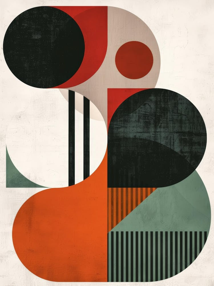 'B' Abstract Painting