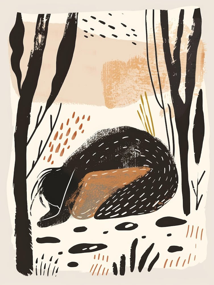Owl In The Woods