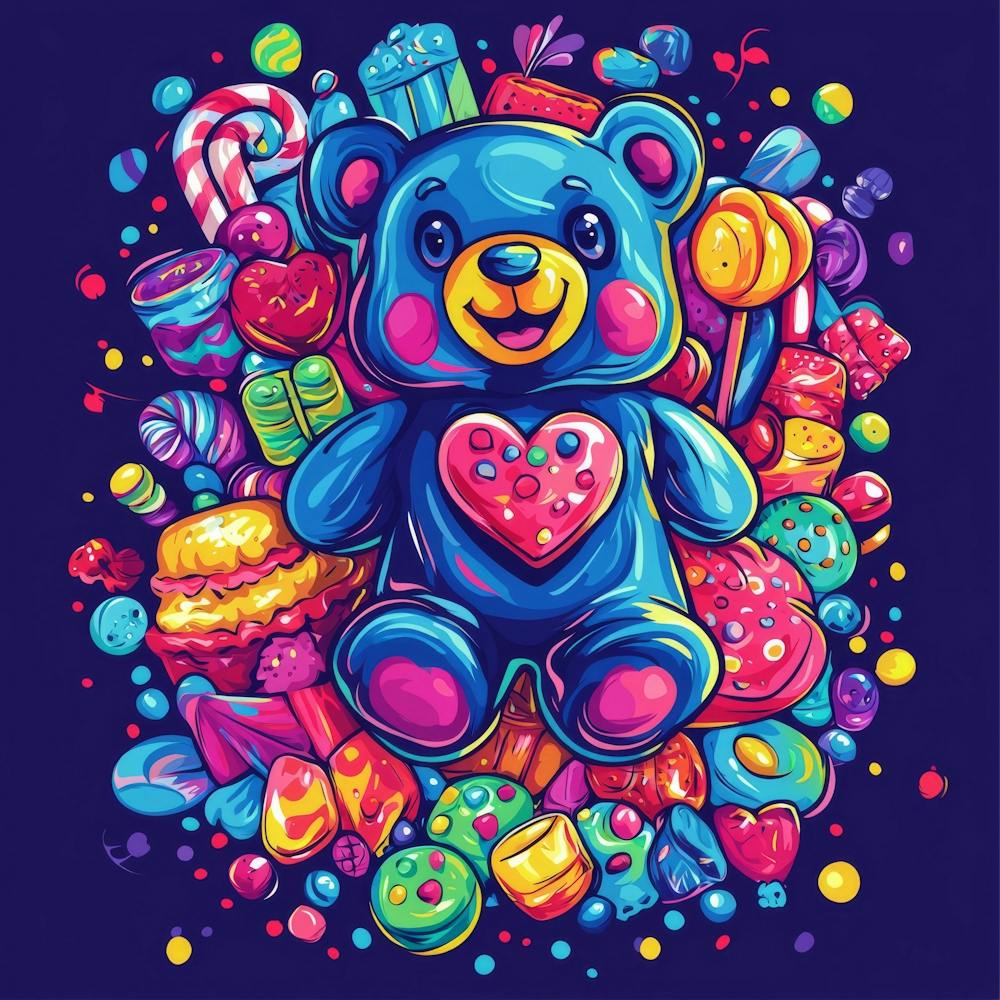 Teddy Bear print 7