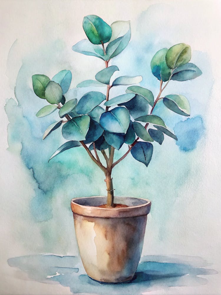 Eucalyptus Painting