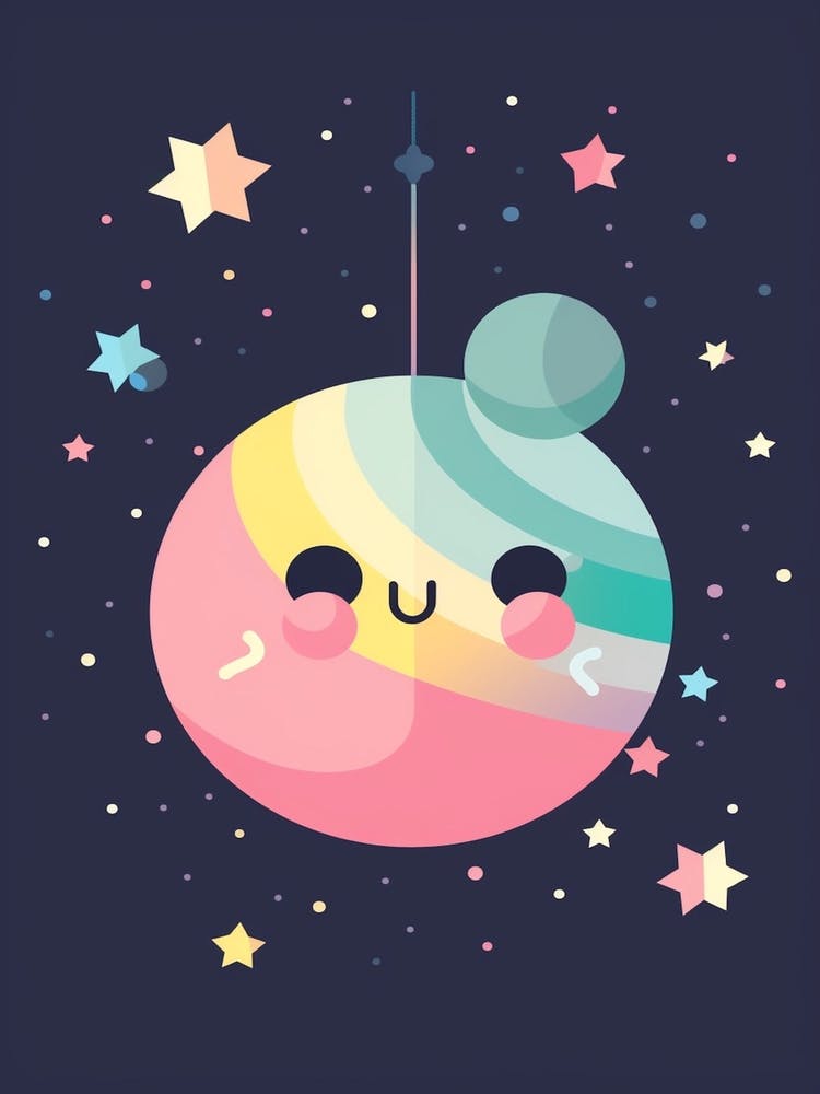 Little Planet Kawaii Illustration 3